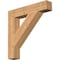 Ekena Millwork Traditional Block Smooth Bracket, Western Red Cedar, 5 1/2"W x 32"D x 32"H BKT06X32X32TRA05SWR - alternate 1